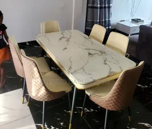 Standard Marble Dining Six Chairs
