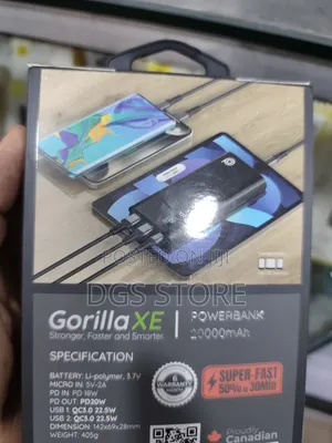Digifon Gorilla Xe 20,000mah Power Bank