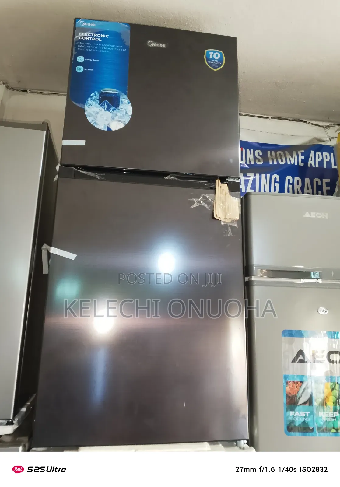 Midea Fridge Half Fridge Half Freezer