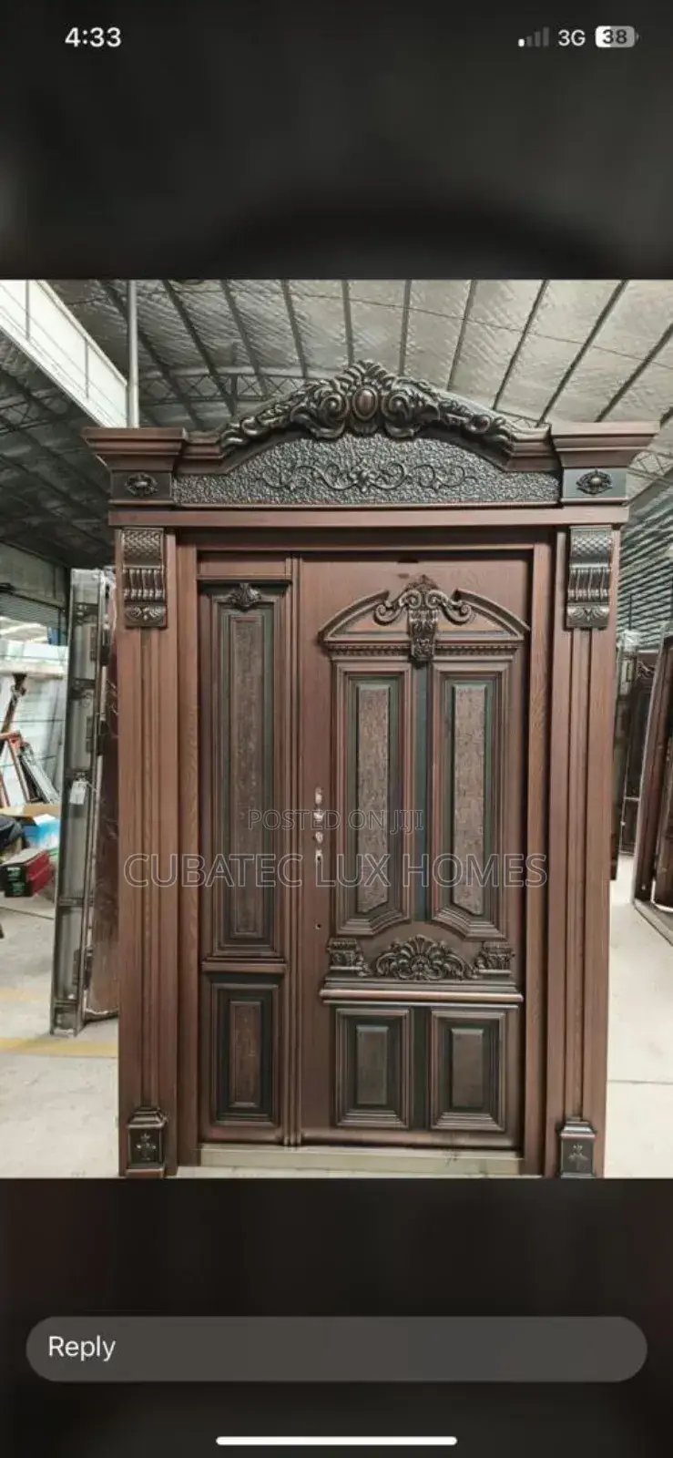 4ft Copper Arc Door