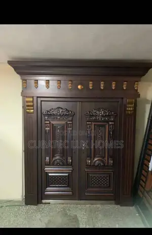 5ft Luxury Copper Door With Arch
