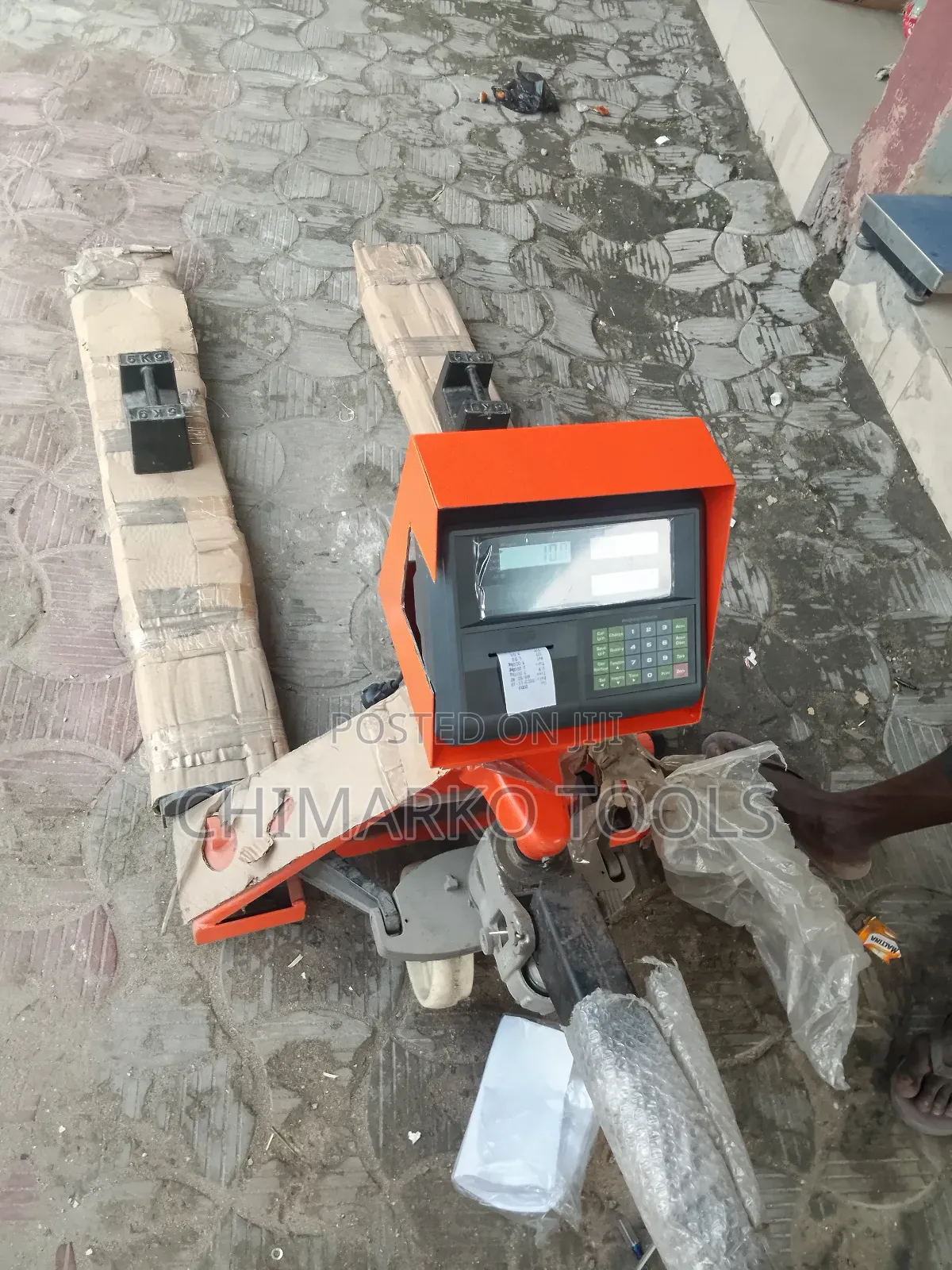 Digital Pallet Truck With Printer 3tons