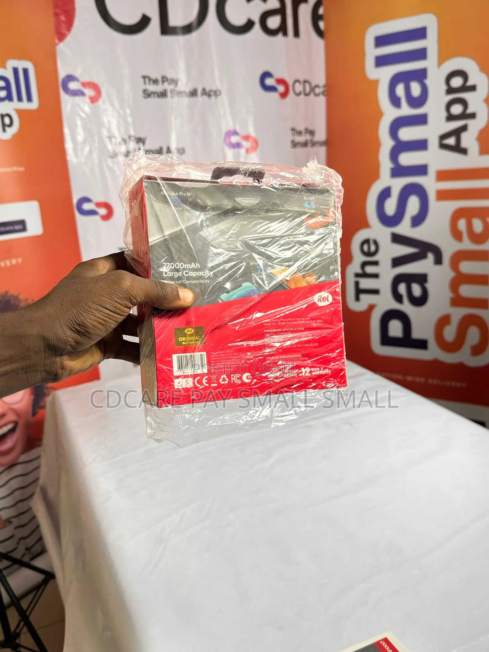 Pay Small Small Itel Powerpluse Power Bank on Cdcare.App