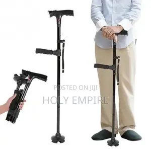 Collapsible Telescopic Folding Cane Elder Cane Led