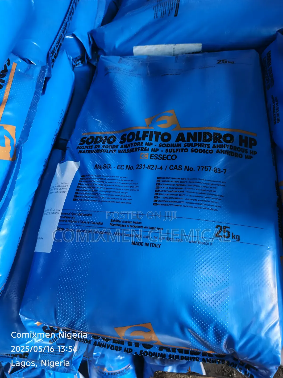 Sodium Sulphite Italy
