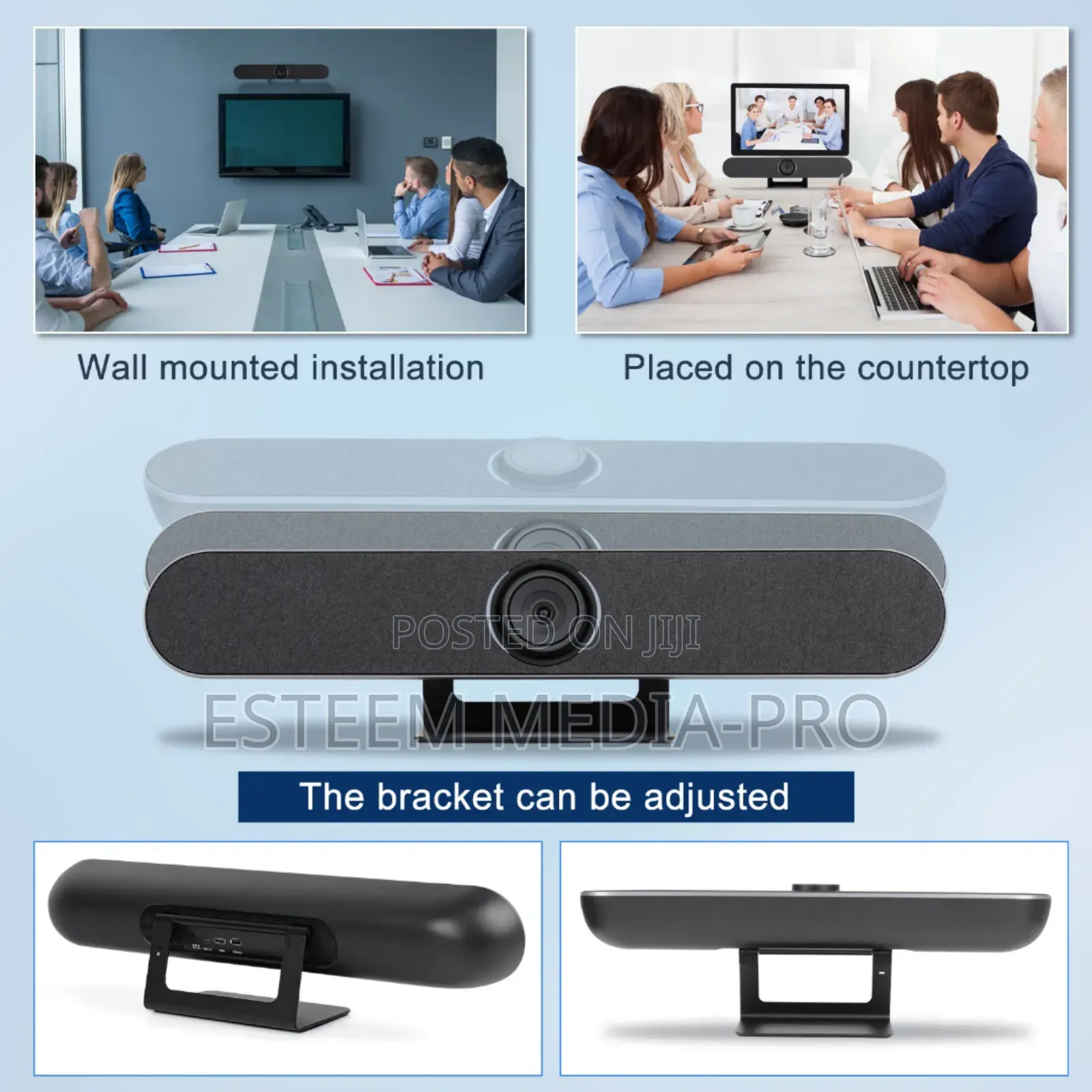 Fomako Va1000 Video Bar Ai-Powered Tracking, All-in-One