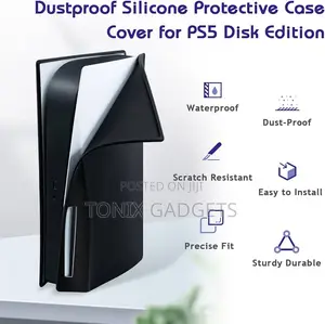 Protective Silicone Cover for Ps5 Console( Fat) Uhd Edition