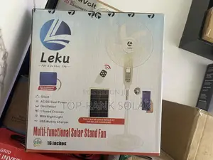 16inch Rechargeable Solar Fan