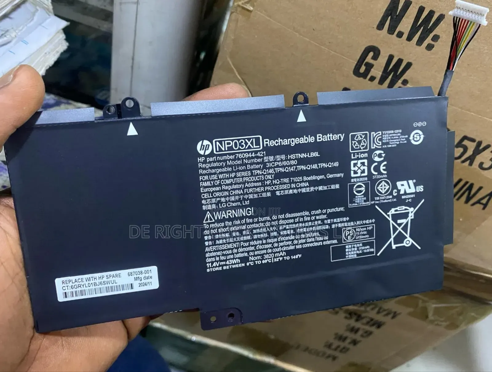 Hp Pavilion X360 13 Np03xl Laptop Battery