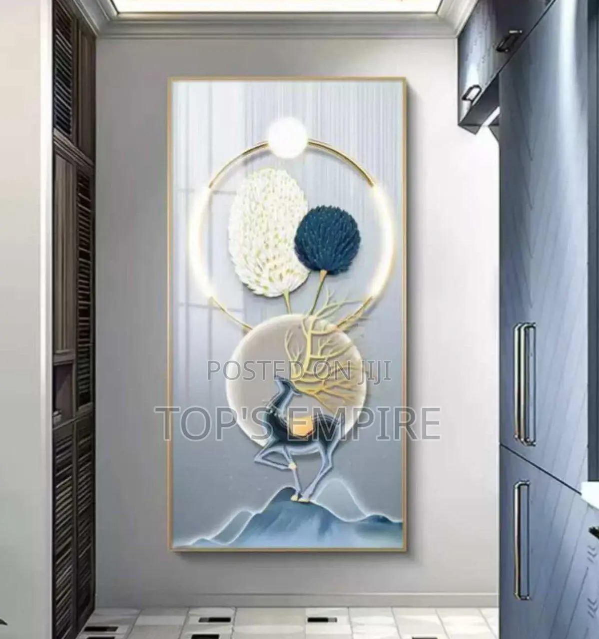 Led Crystal Porcelain Wall Lamp – Remote Switch