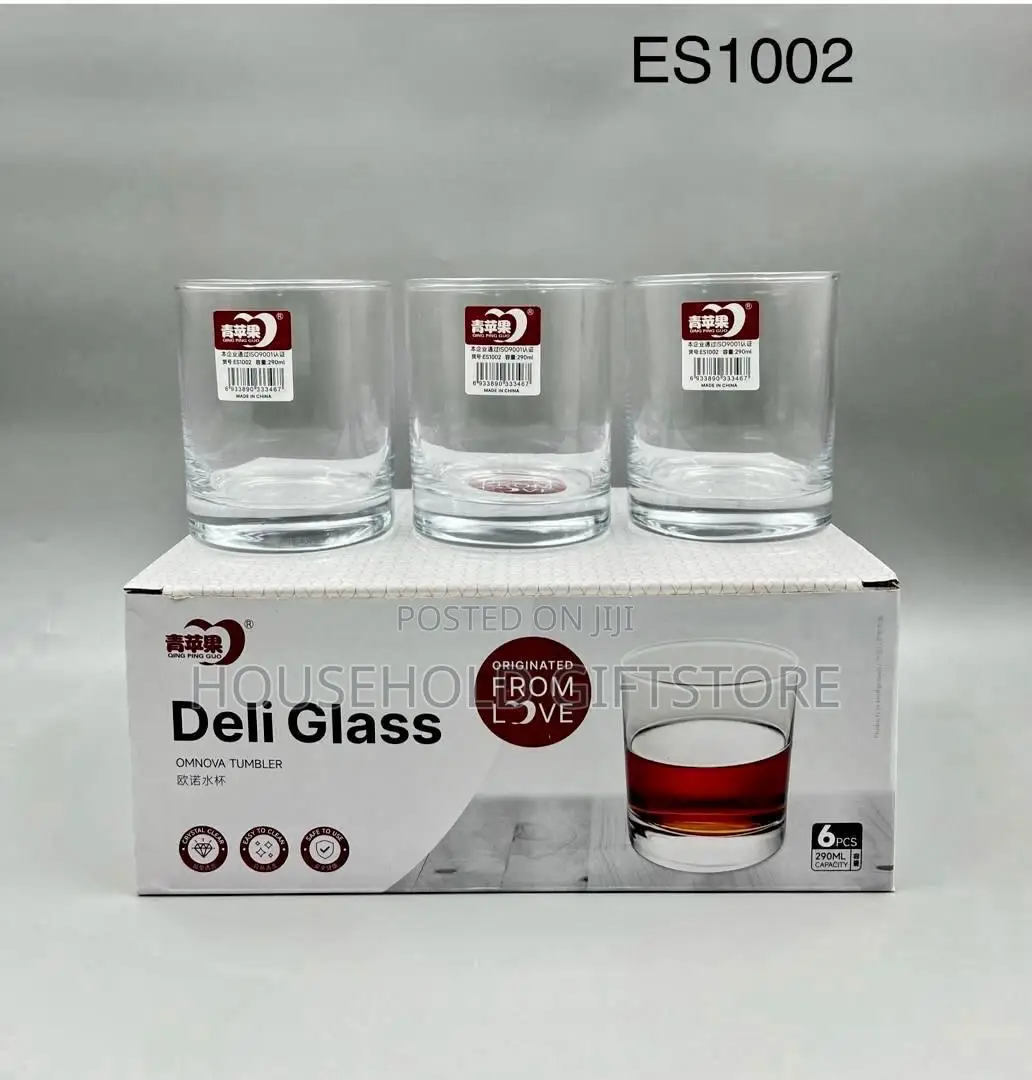 6pcs High Quality Glass Cup