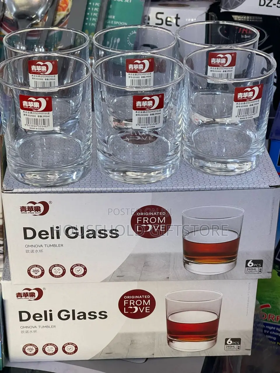 6pcs High Quality Glass Cup