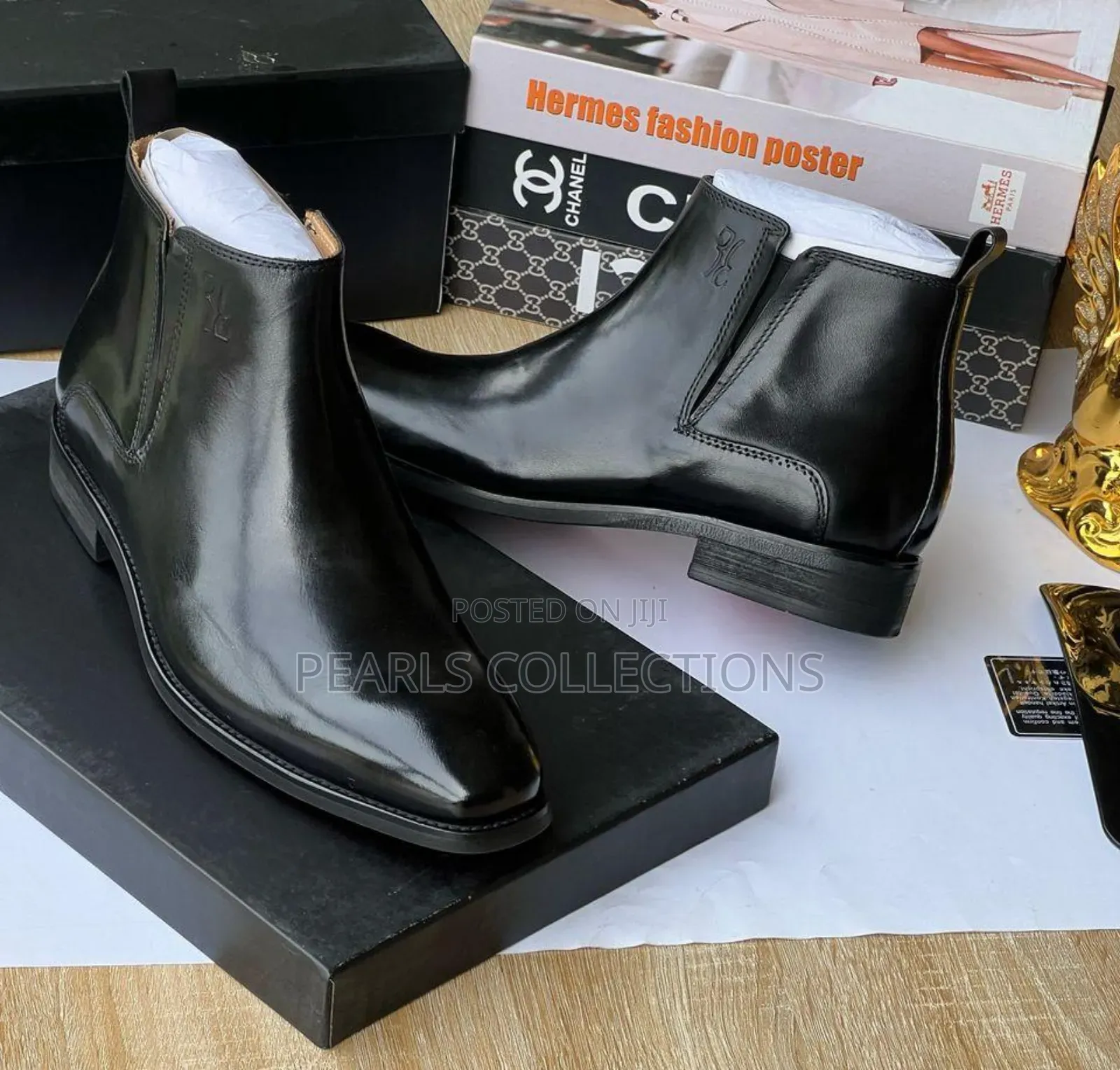 Ankle Leather Boots for Men