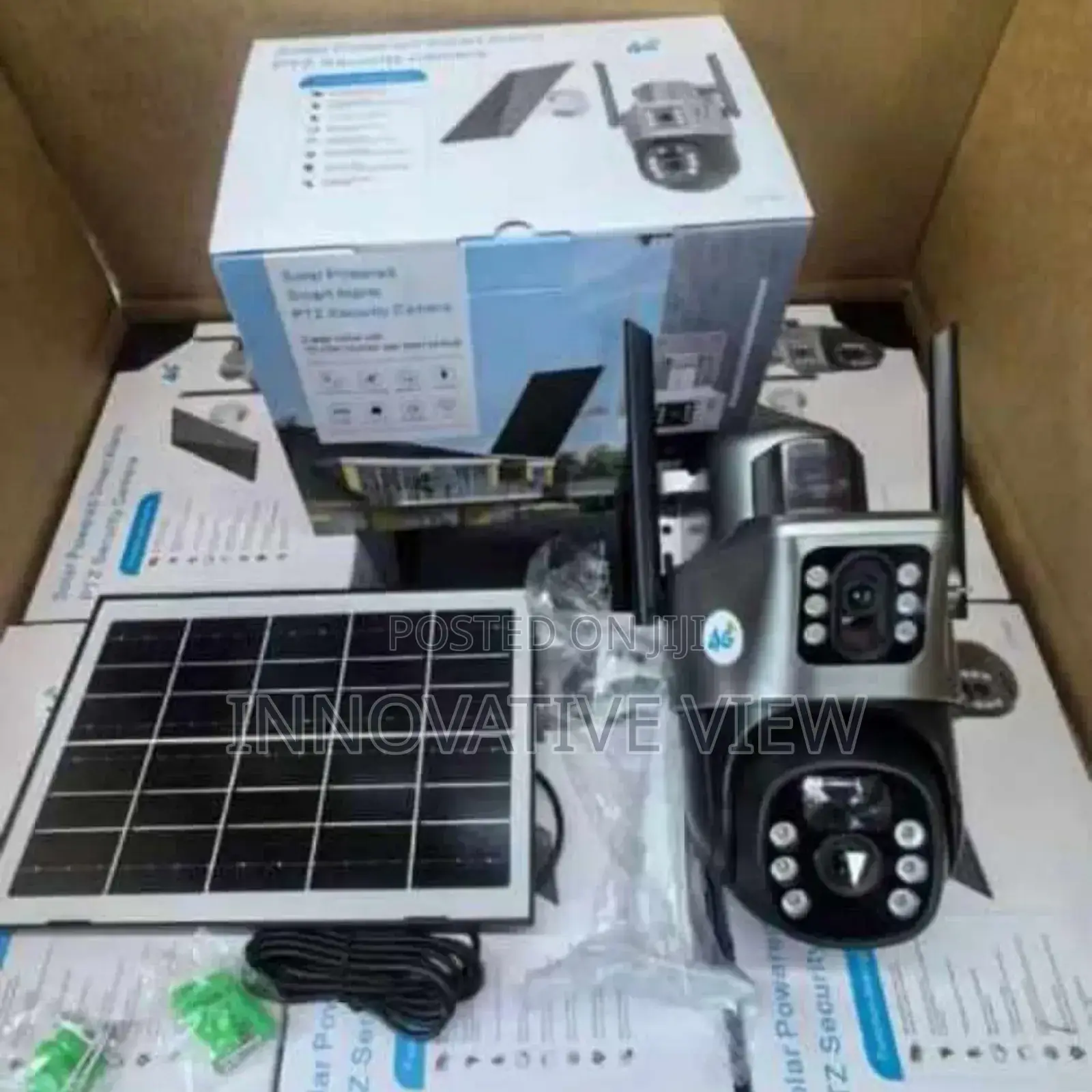 PTZ Security Solar Dual Lens 4g Camera