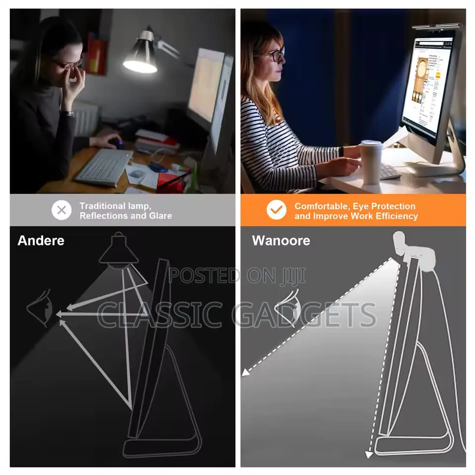 Monitor Light Bar With 1080p Webcam 40cm Touch Screen Bar