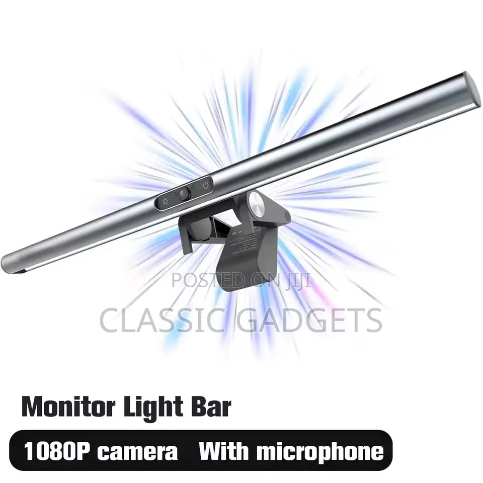 Monitor Light Bar With 1080p Webcam 40cm Touch Screen Bar