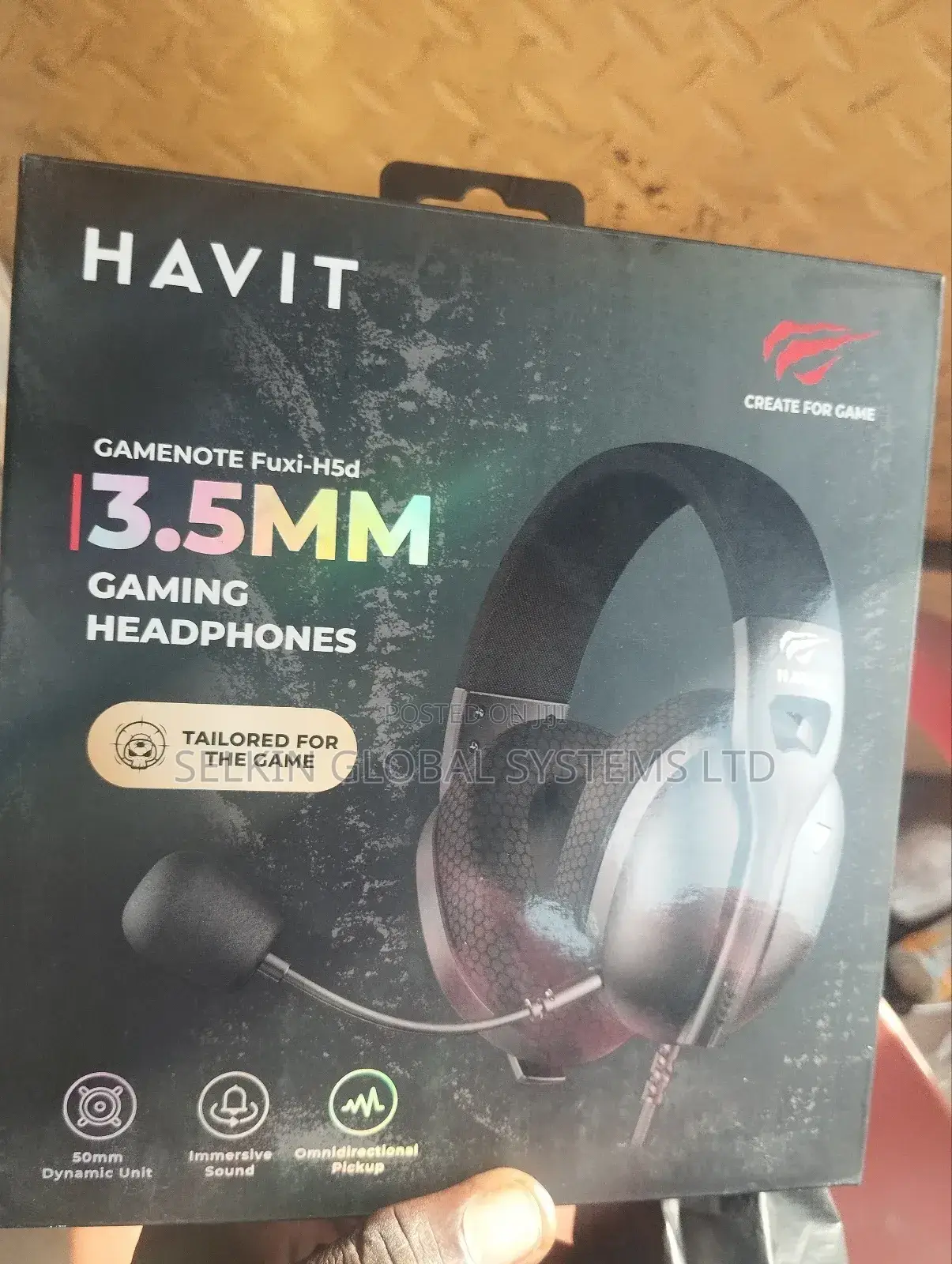 Havit 3.5mm Wired Gaming Headset With Microphone