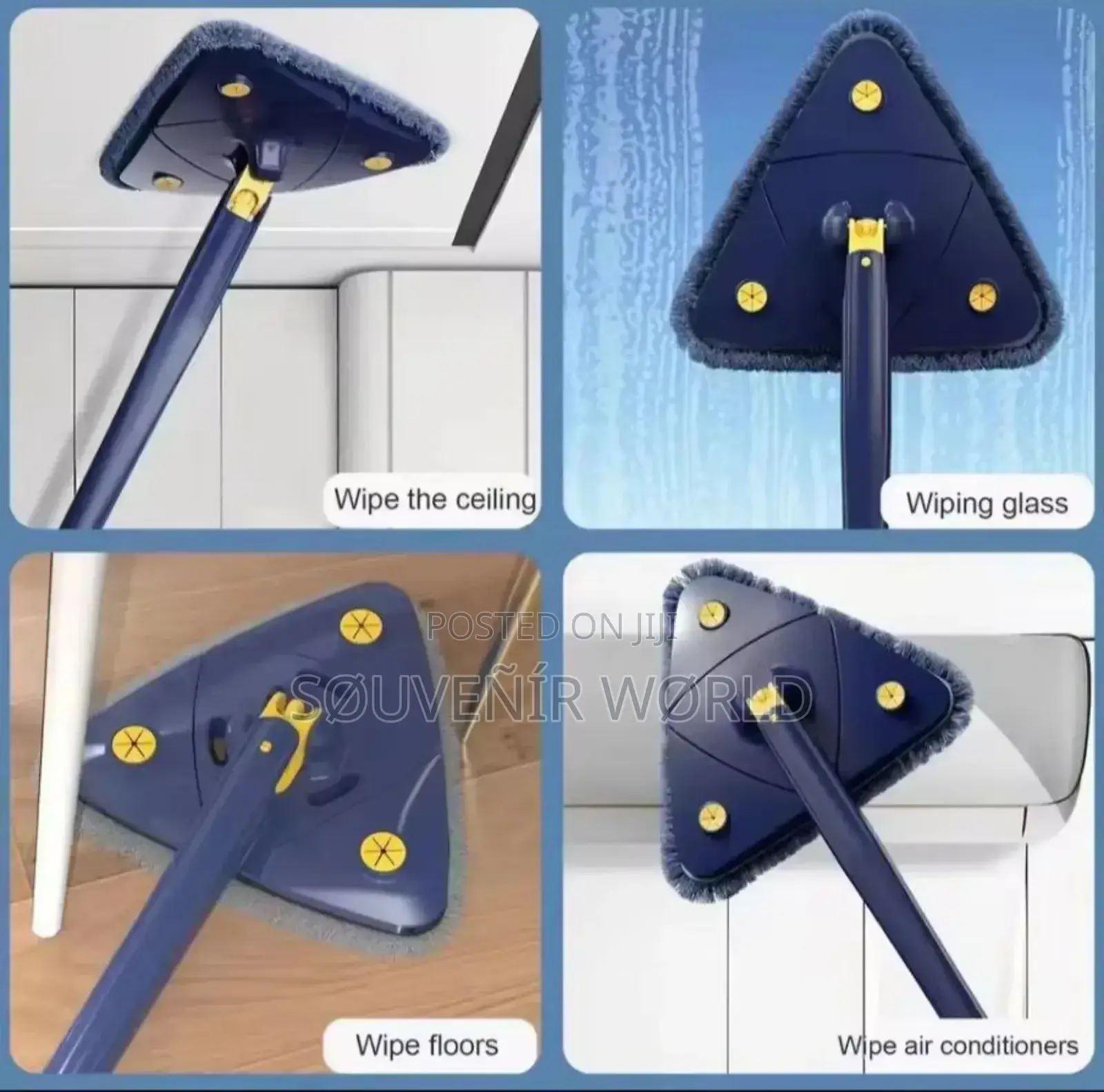 Triangular Self-Twisting Mop