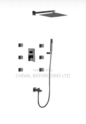 Concealed Shower With Wall Jet