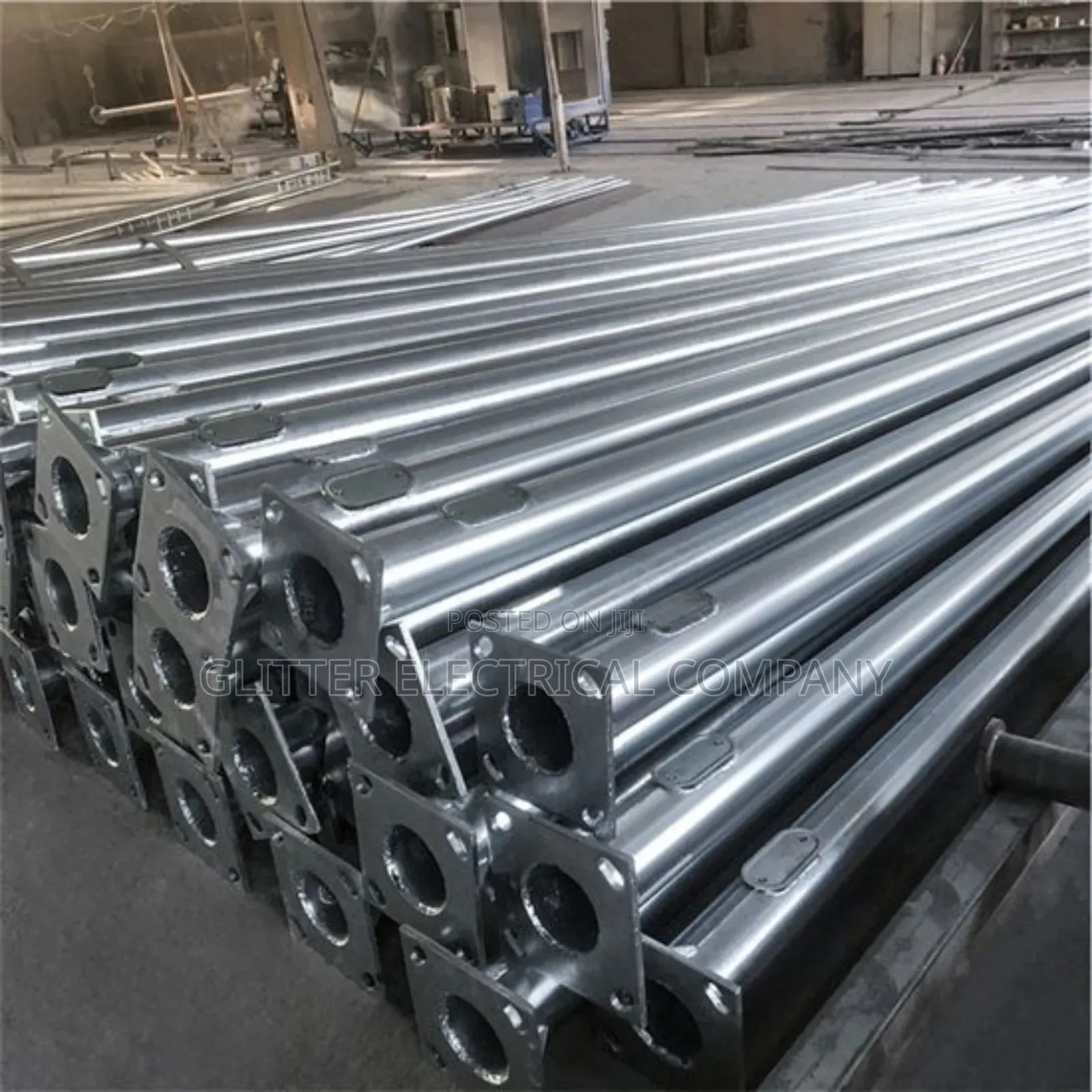 Galvanized Light Poles for City and Rural Area.