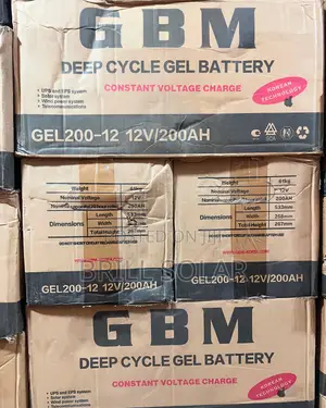 12v/200ah GBM Solar SMF Battery