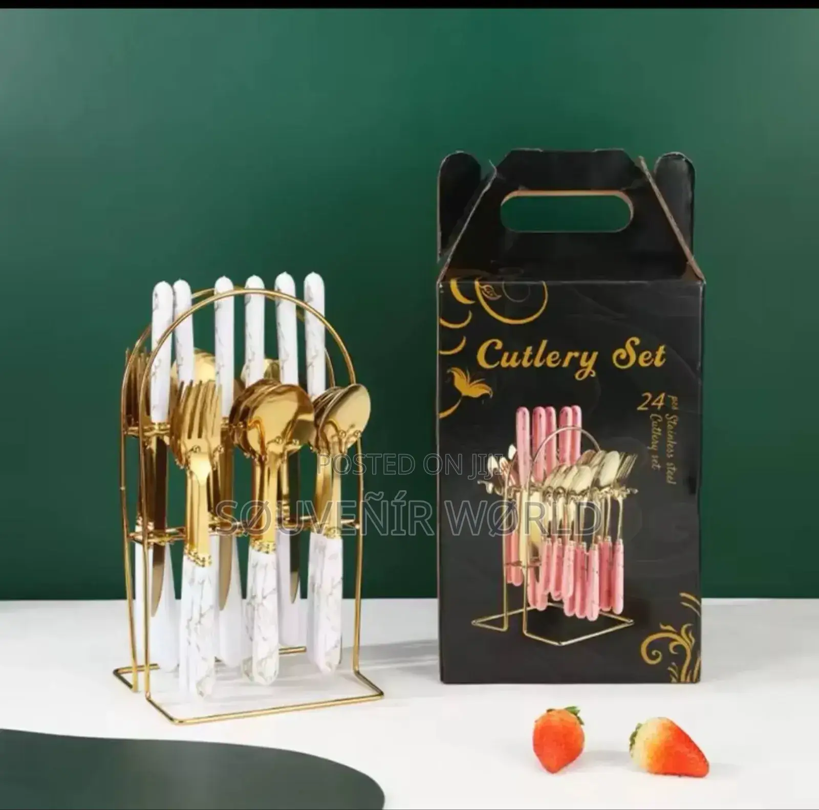 24pcs Cutlery Set Stainless