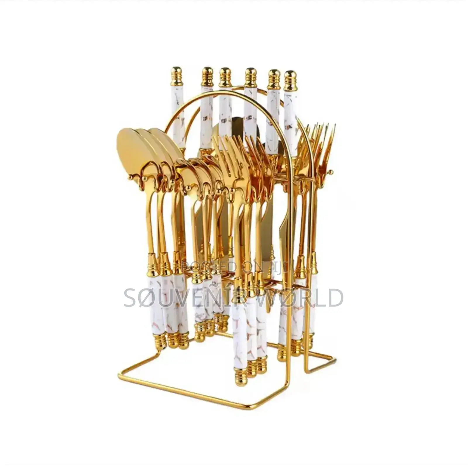 24pcs Ceramic Handle Tableware