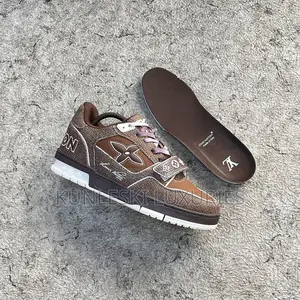 Louis Vuitton Trainer Mocha Crocodile Sneakers 3 Colorways