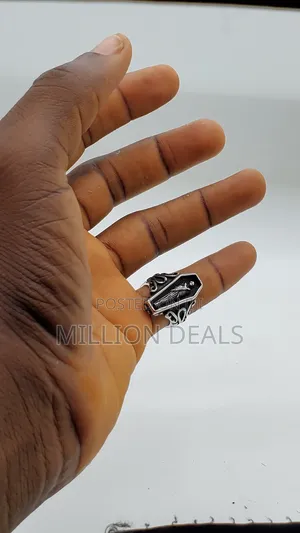 Ski Steel Trendy Punk Men's Ring