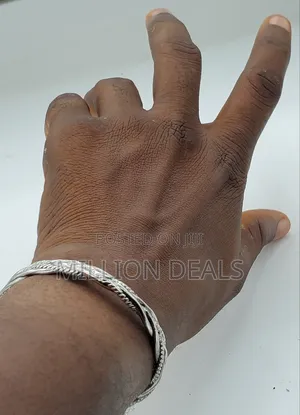 Photo - Cave Classic Silver Men's Unique Bracelet