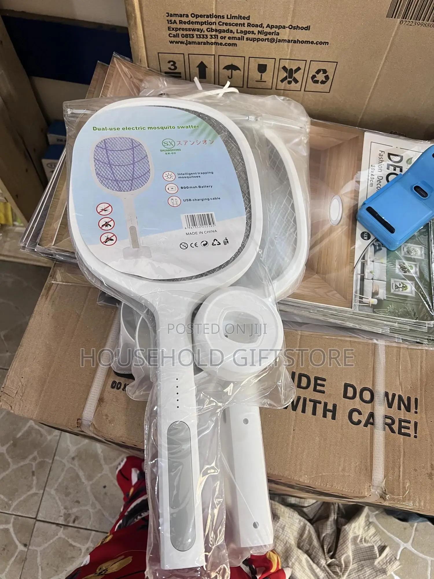 Dual Use Rechargeable Mosquito Swatter Killer