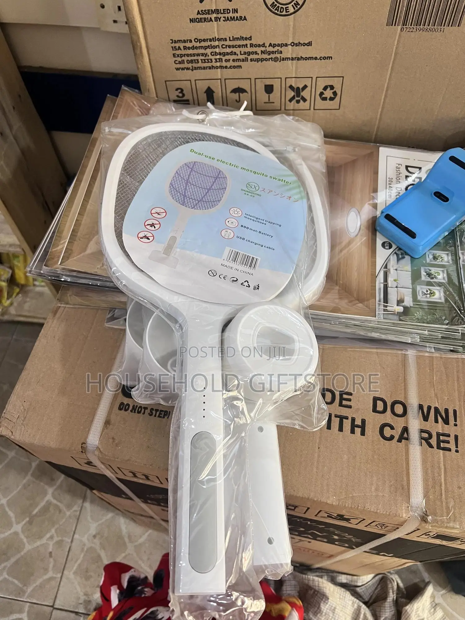 Dual Use Rechargeable Mosquito Swatter Killer