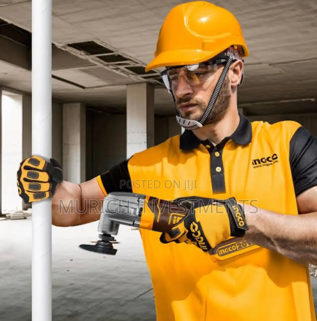Ingco 20v Cordless Oscillating Multi-Tool + 8pcs Accessory