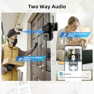  Dual Lens Solar Security Camera Wireless Outdoor