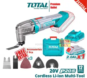 Total 20v Cordless Multi-Tool Oscillating Multitool