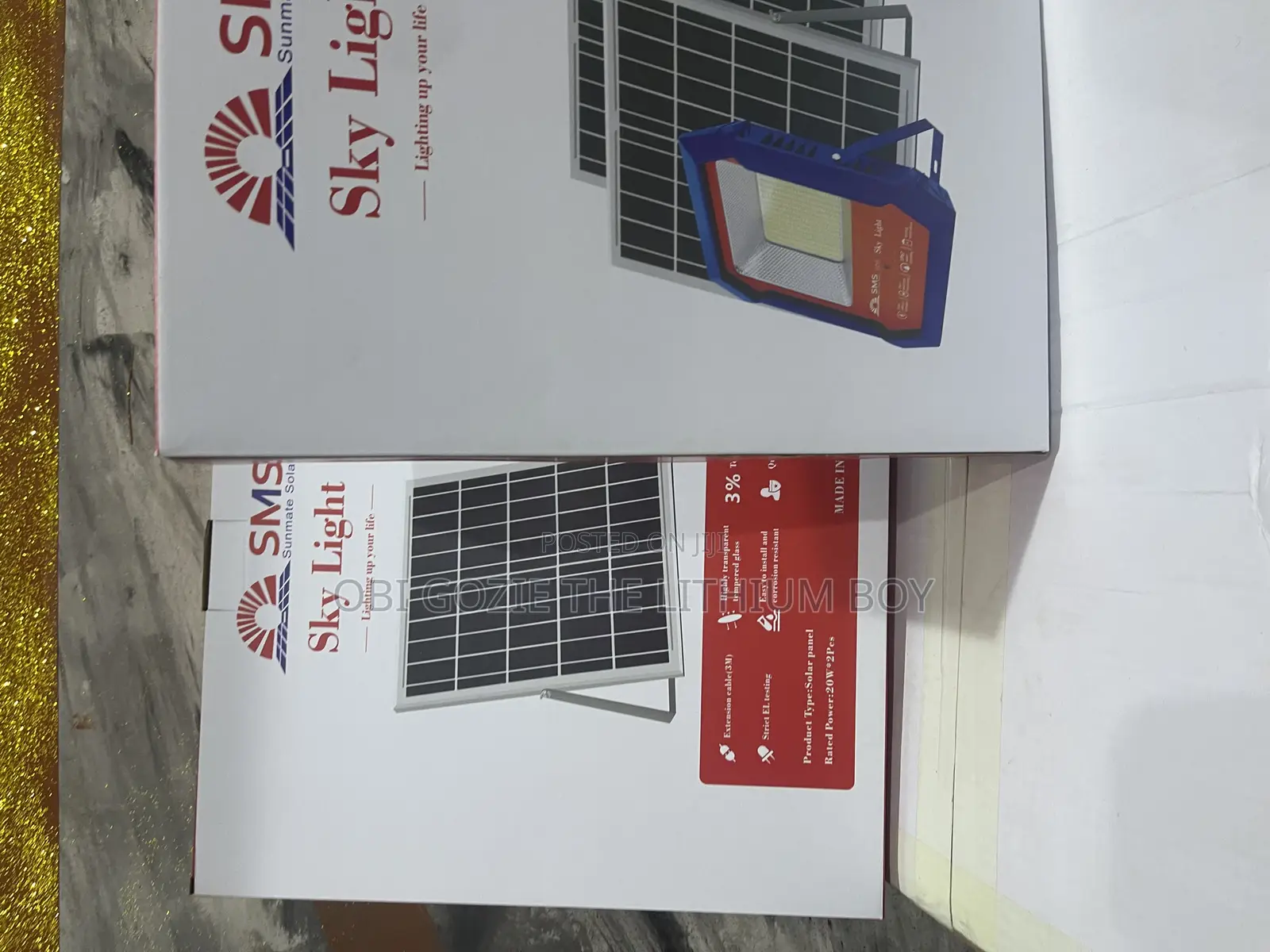New SMS Solar Flood Light (Sky Light)