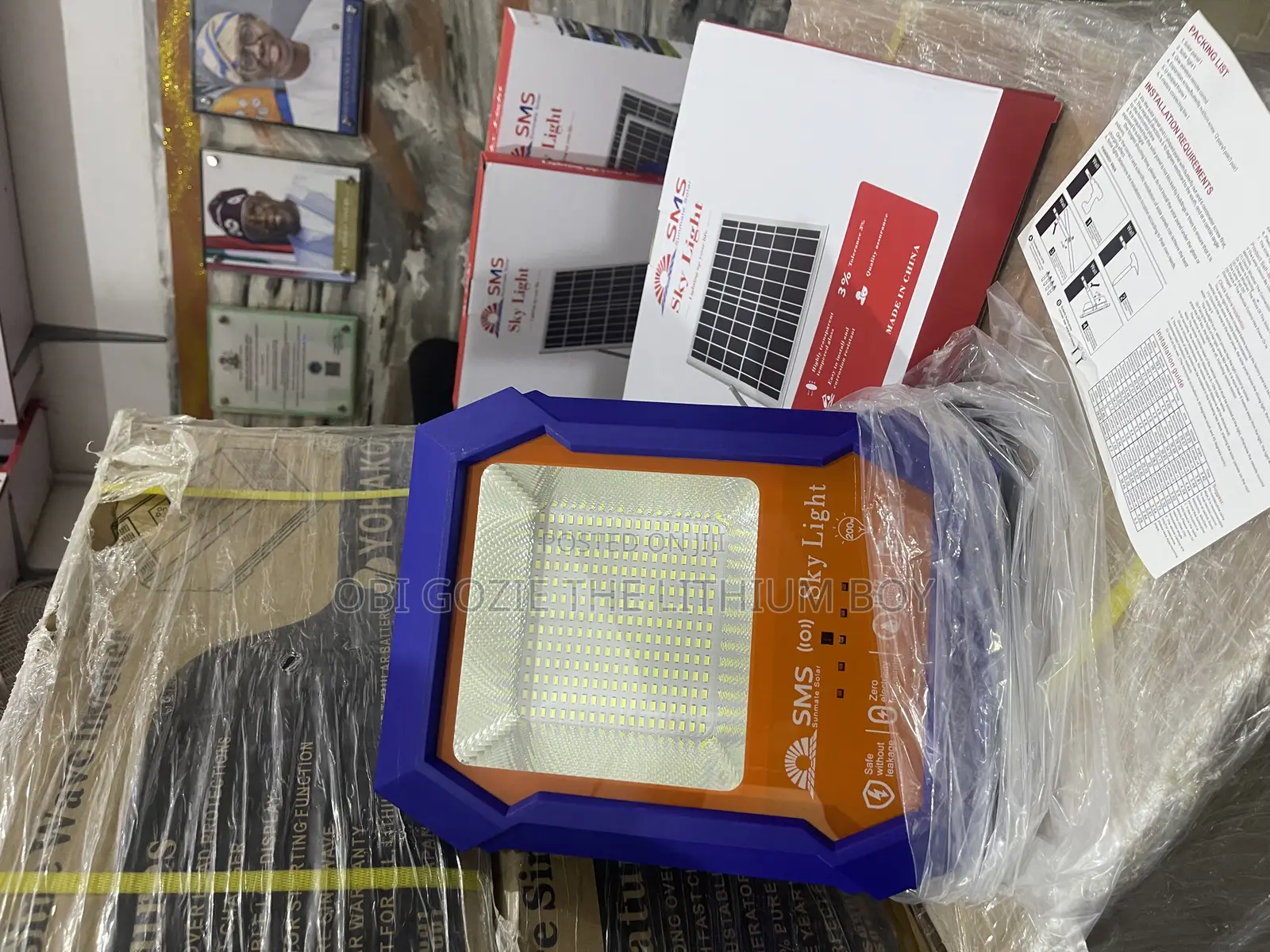 New SMS Solar Flood Light (Sky Light)