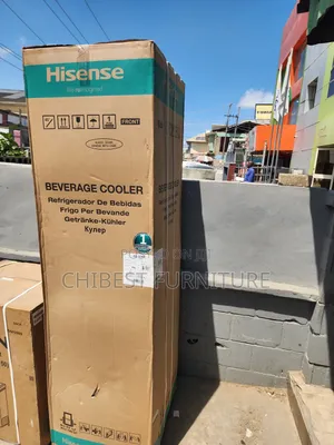 Brand New Hisense Refrigerator for Cooling of Beverages.