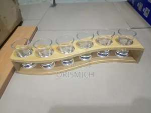 Tequila Shot Glass and Rack