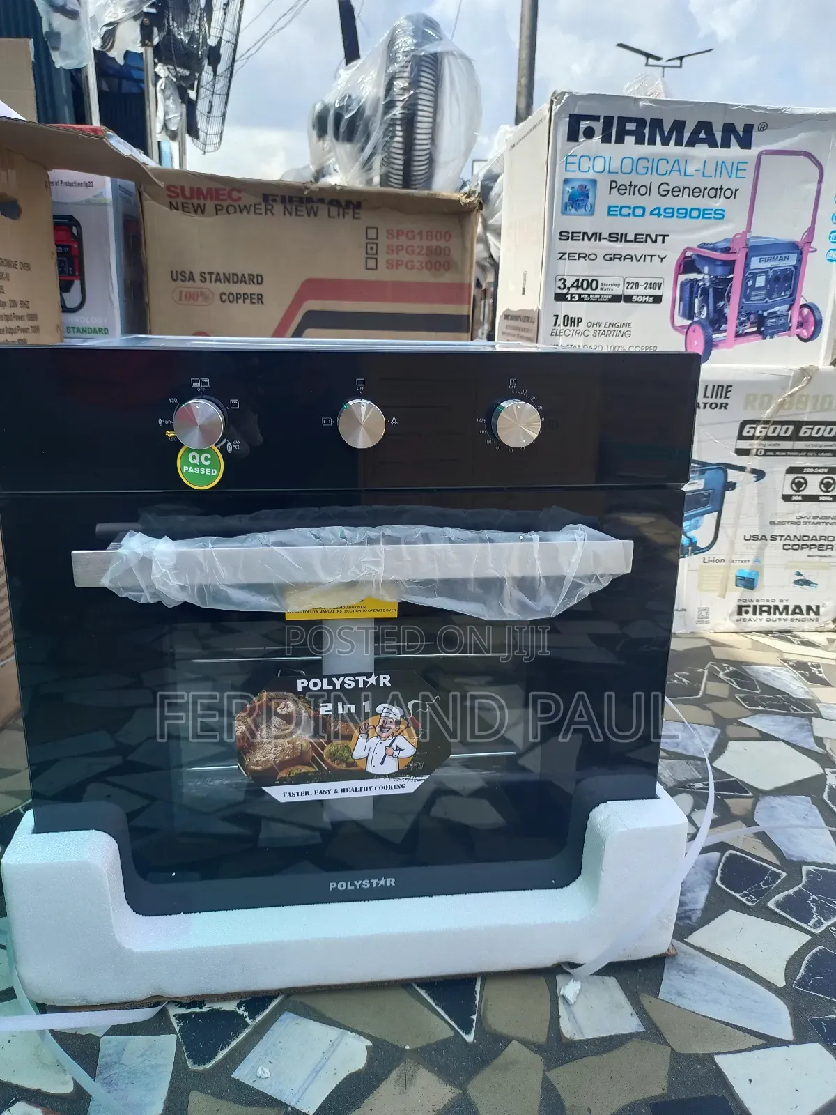Polystar Built-in 2 in 1 Oven