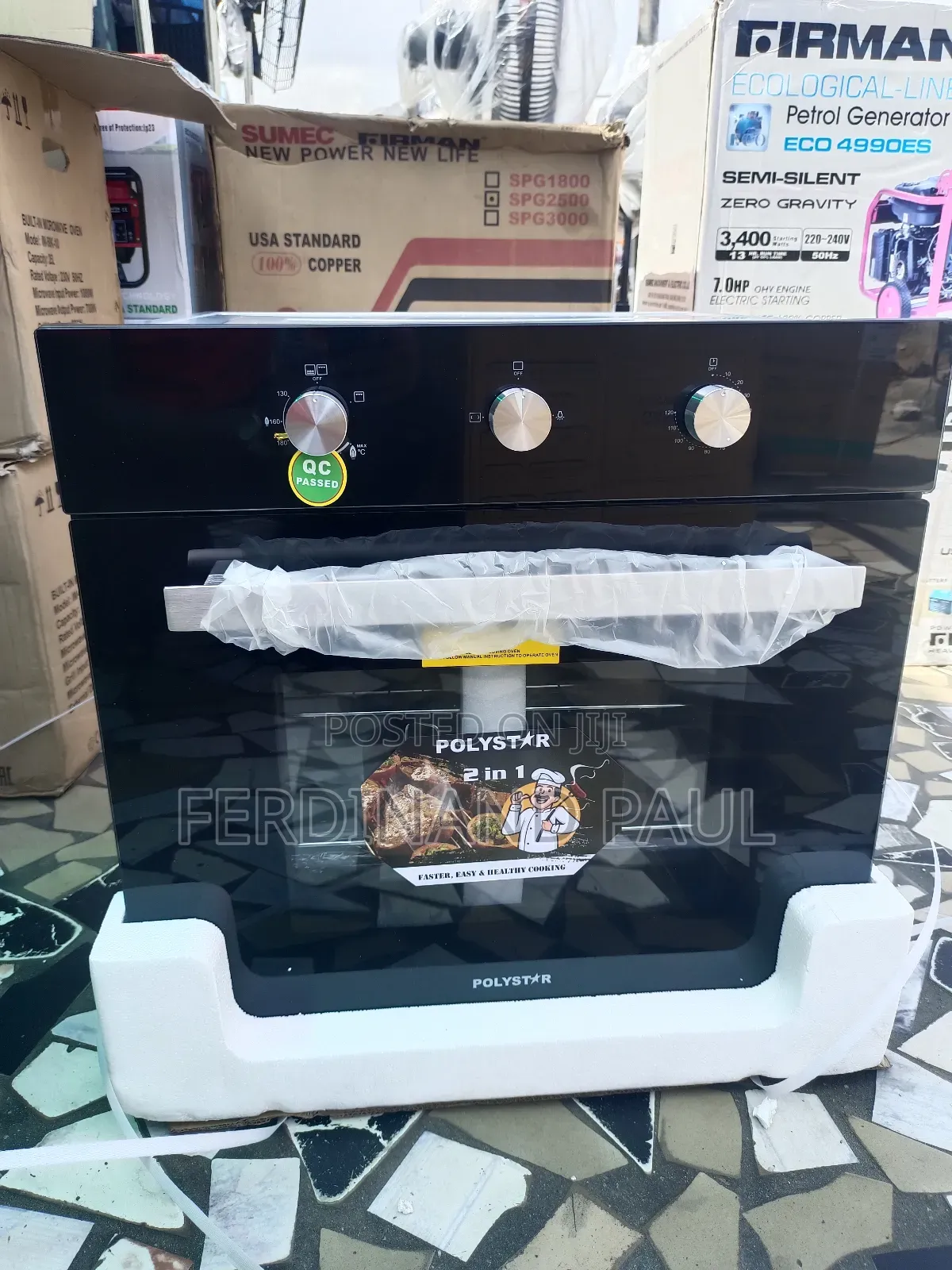 Polystar Built-in 2 in 1 Oven