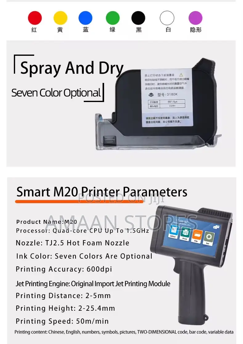 Handheld Inkjet Printer