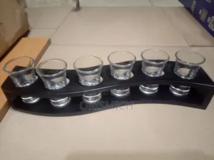 Tequila Shot Glass and Rack