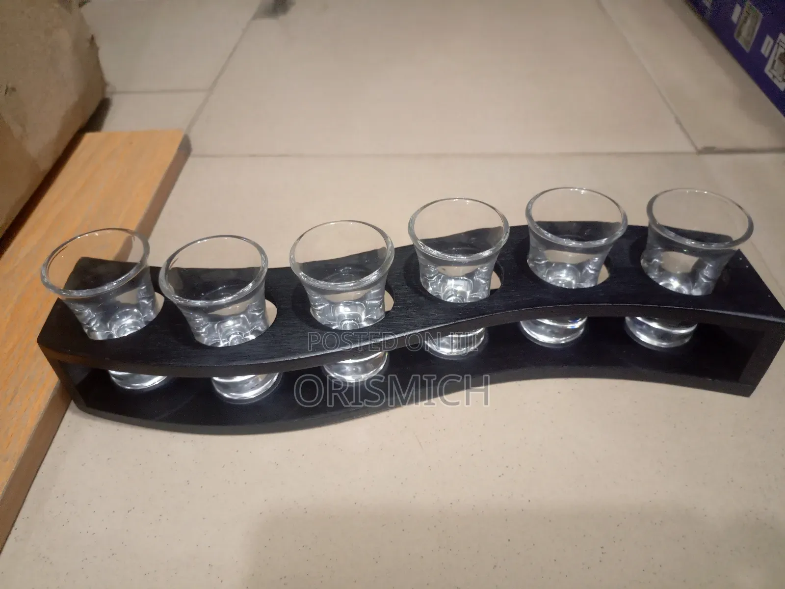 Tequila Shot Glass and Rack