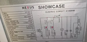 Nexus Showcase Refrigerator 601
