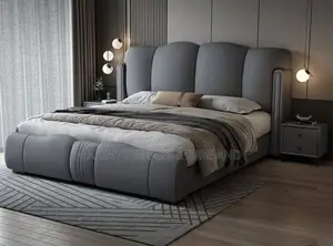 7/6 King Size Line Padded Bed With 2 Bed Drawers