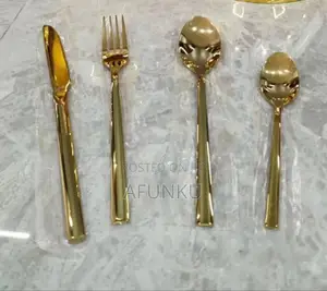 Usa Golden Spoon Fork Knife
