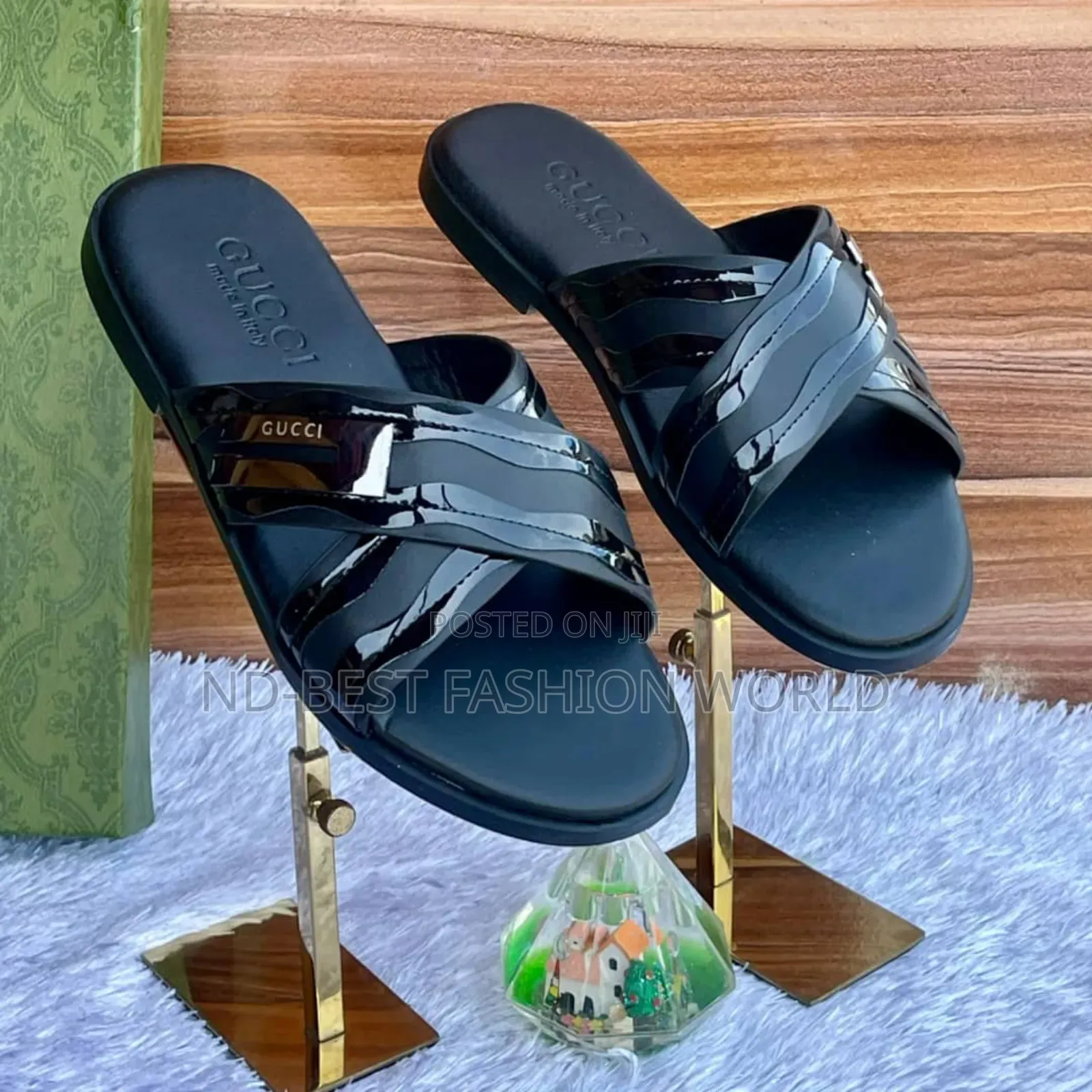 Gucci Luxury Leather Slippers