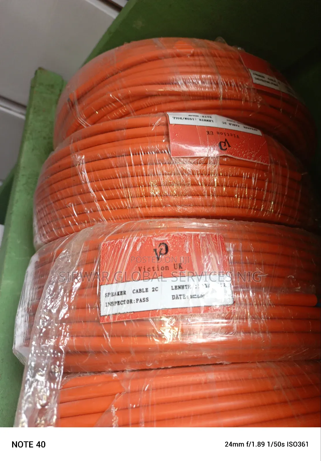 Speaker Cable 100 Percent Copper by 100meters