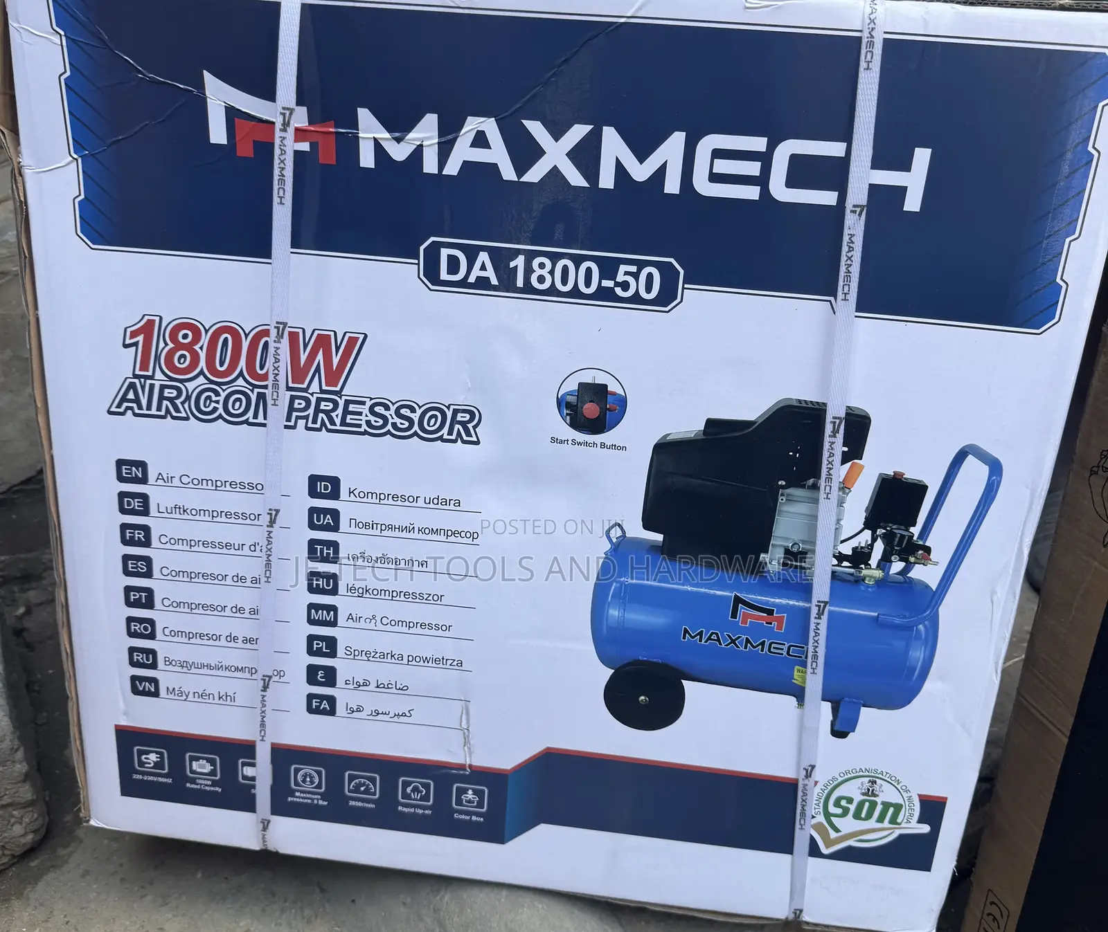 Maxmech Da 1800-50 Air Compressor